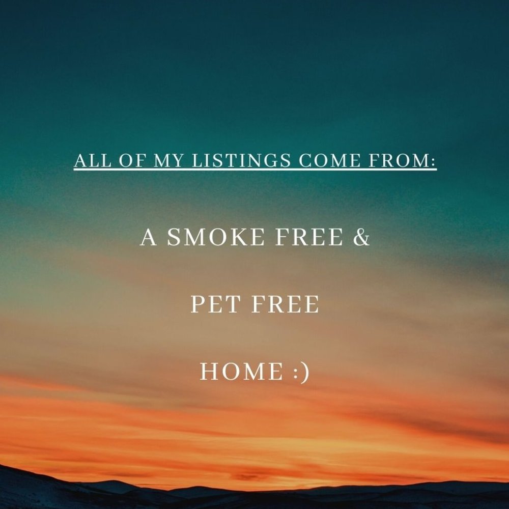 SMOKE FREE + PET FREE HOUSE